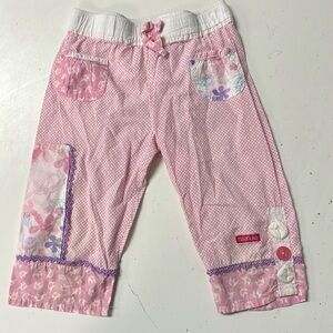Naartjie Pink Cropped Capri Pants 4 Small